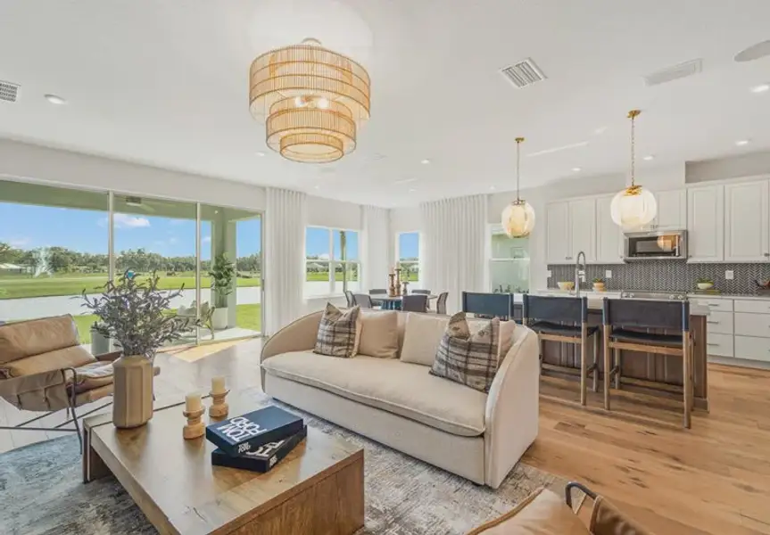 Furnished interior in a model home at Coasterra in Palmetto (Image 6).