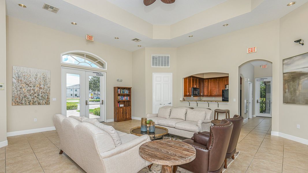 Furnished interior in a model home at Bella Via in Port Charlotte (Image 6).