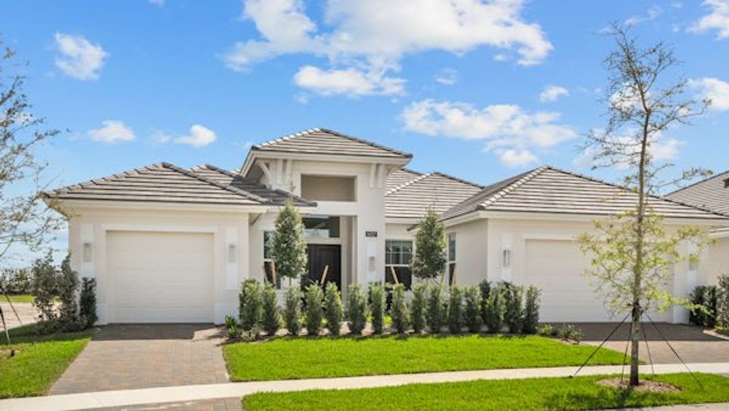 Front exterior of a home in the BELTERRA community, located in Port St. Lucie, FL (Image 68). Front exterior of a home in the BELTERRA community, located in Port St. Lucie, FL (Image 68).