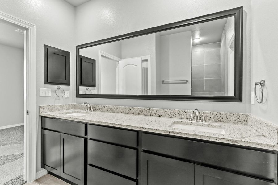 Furnished interior in a model home at Summer Sky in El Paso (Image 9).