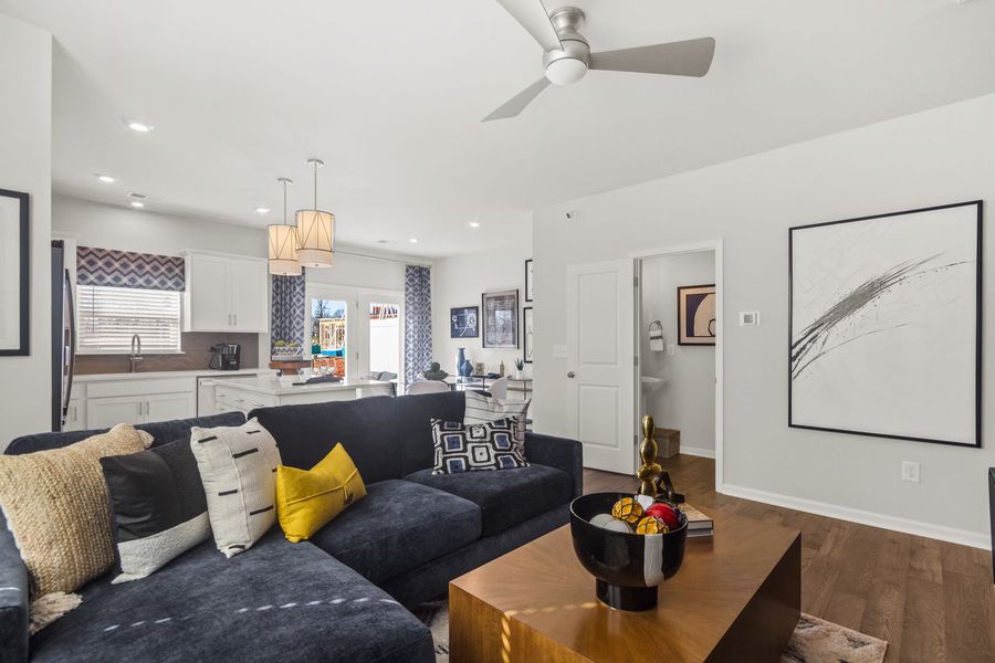 Furnished interior in a model home at Amaris in Mauldin (Image 6).