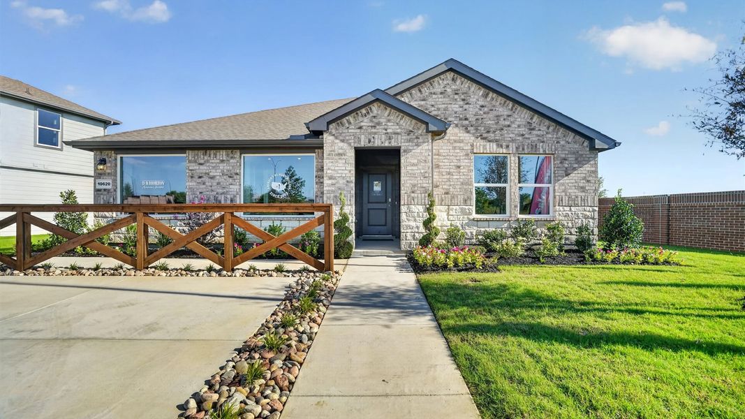 Front exterior of a home in the Rock Creek West community, located in Fort Worth, TX (Image 3). Front exterior of a home in the Rock Creek West community, located in Fort Worth, TX (Image 3).