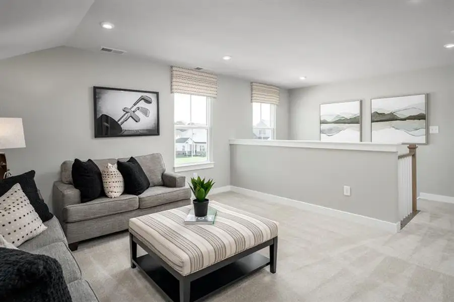 Create a retreat with an optional upstairs space for guest or the hobby room you have dreamed of.​