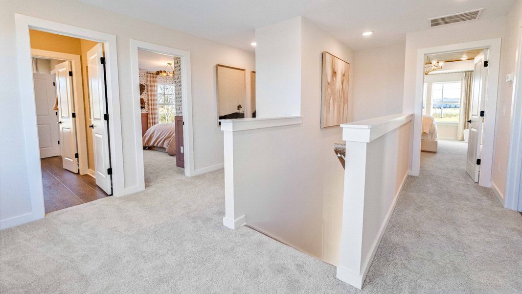 Furnished interior in a model home at Bearwood Classics in Mount Pleasant (Image 16).