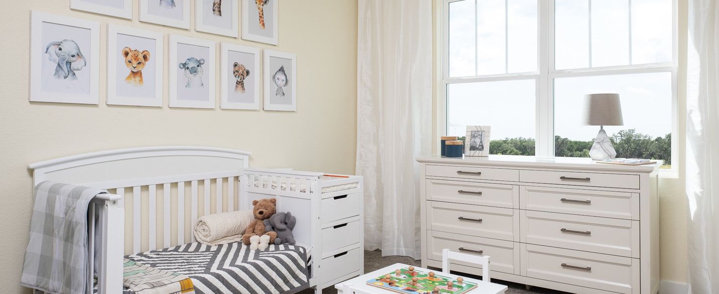 Furnished interior in a model home at The Cottages at Lariat in Liberty Hill (Image 15). Furnished interior in a model home at The Cottages at Lariat in Liberty Hill (Image 15).