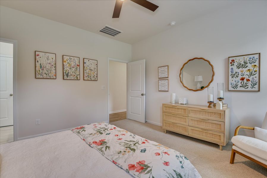 Furnished interior in a model home at Hitchcock Preserve in Aiken (Image 5).