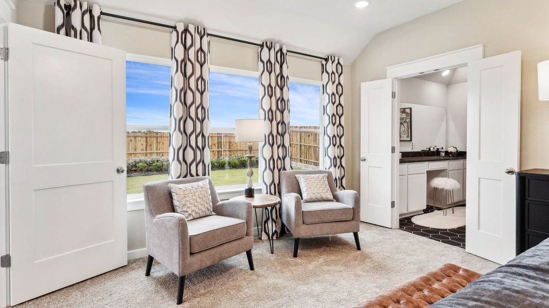 Furnished interior in a model home at Morningside in Josephine (Image 22).