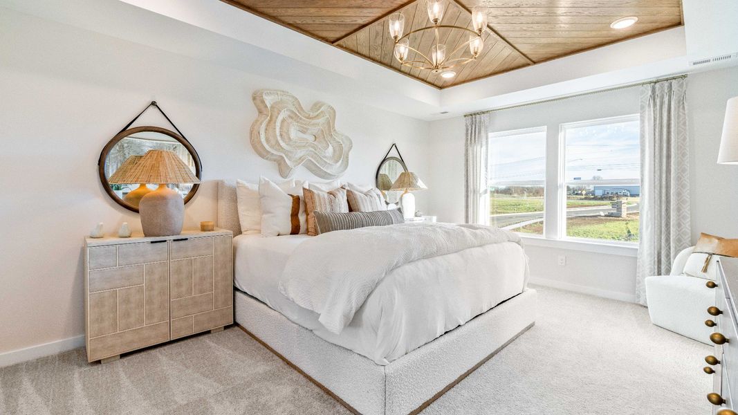 Furnished interior in a model home at Bearwood Classics in Mount Pleasant (Image 20).