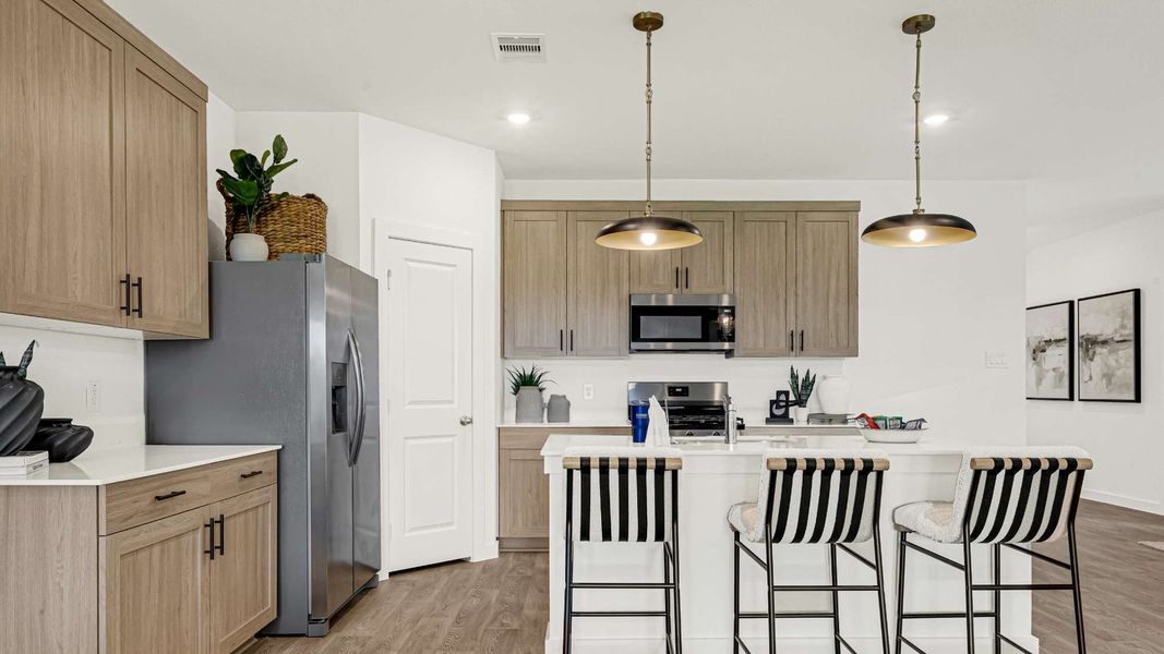 Furnished interior in a model home at Holly Ridge in Rosenberg (Image 6).