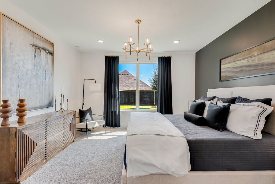 Furnished interior in a model home at Mustang Meadows in Waller (Image 23). Furnished interior in a model home at Mustang Meadows in Waller (Image 23).