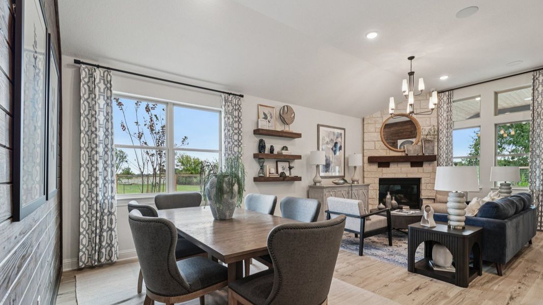 Furnished interior in a model home at The Crossvine in Schertz (Image 17). Furnished interior in a model home at The Crossvine in Schertz (Image 17).
