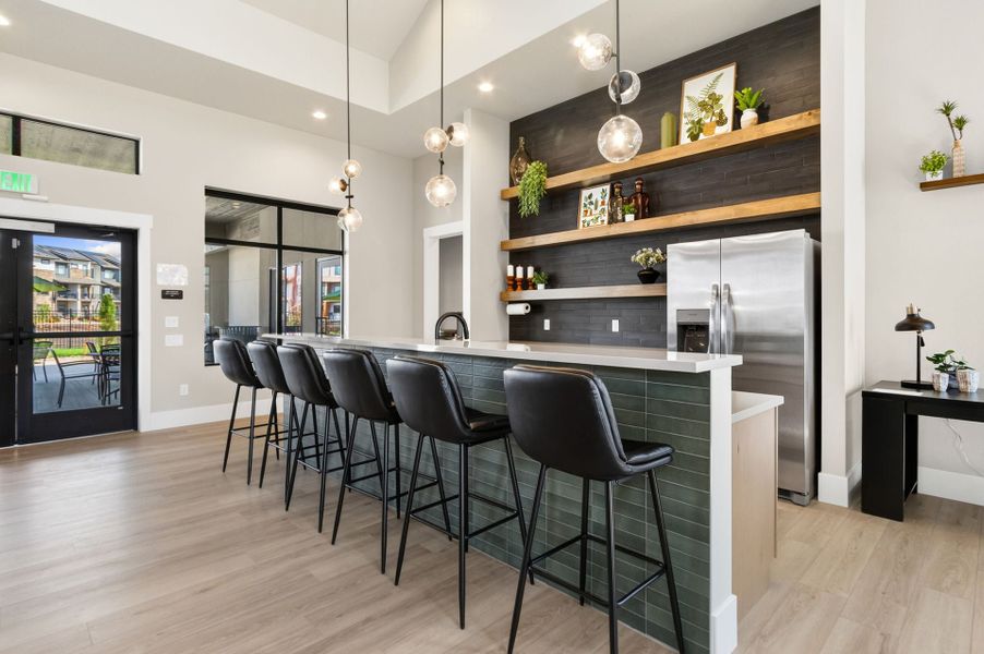 Furnished interior in a model home at Northfield at Old Town in Fort Collins (Image 8).