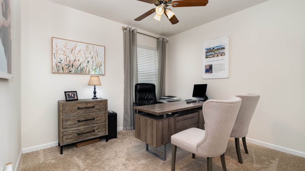 Furnished interior in a model home at Morningside in Fort Pierce (Image 31).