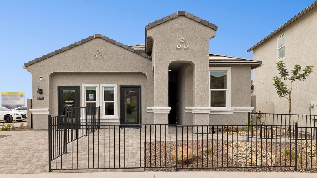 Front exterior of a home in the Upper Canyon community, located in Phoenix, AZ (Image 19).
