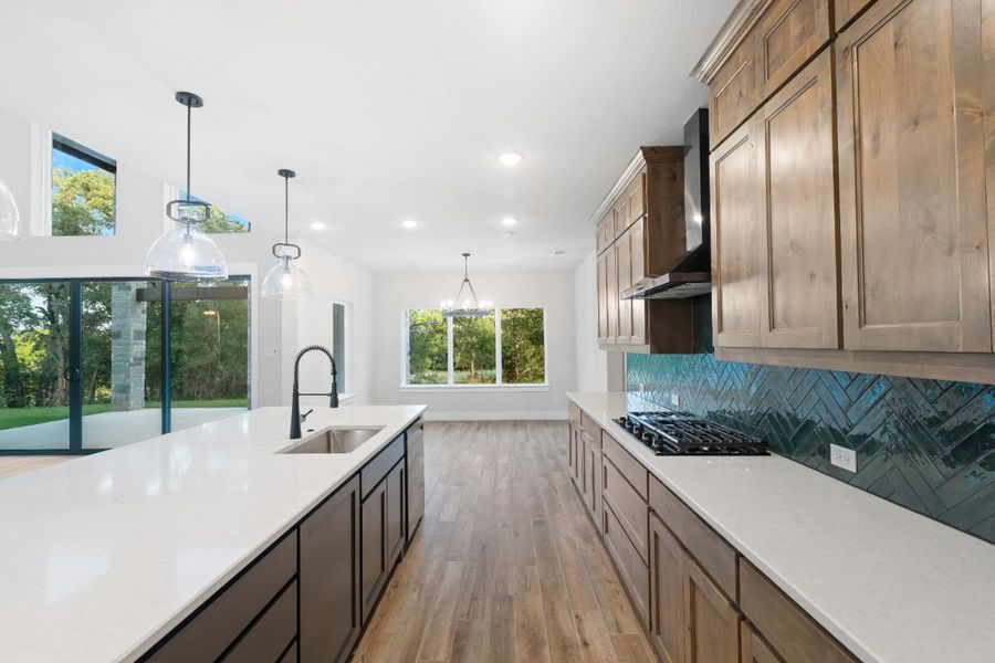 Furnished interior in a model home at Lola Creek Ranch in Boyd (Image 50).