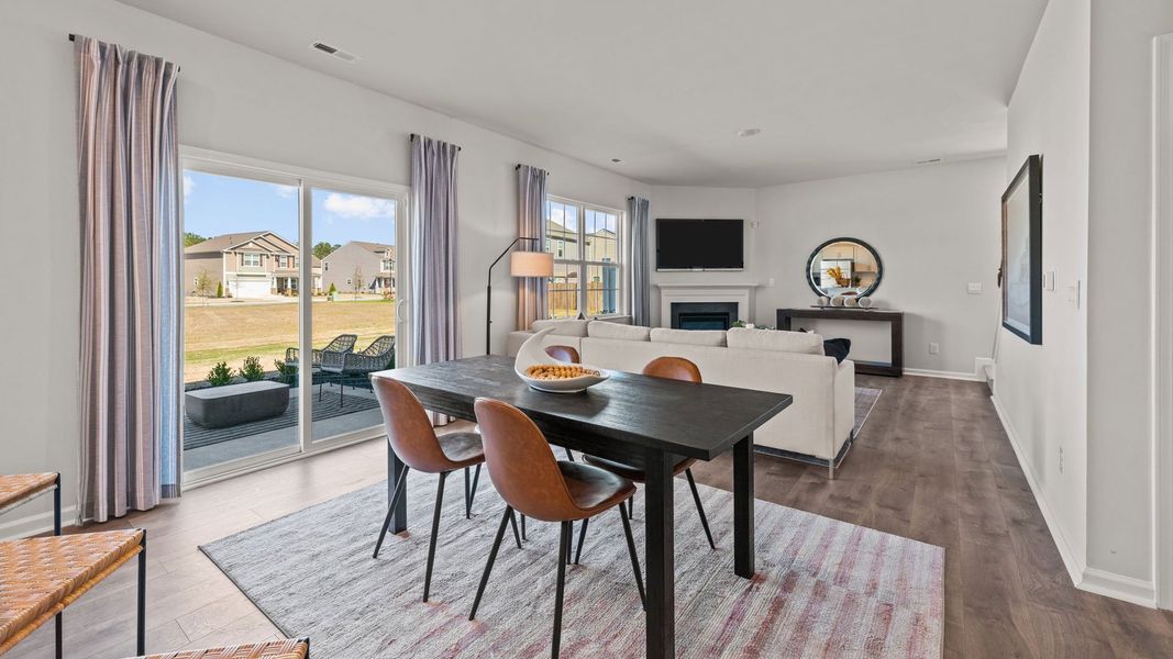 Furnished interior in a model home at West New Bern in New Bern (Image 15). Furnished interior in a model home at West New Bern in New Bern (Image 15).
