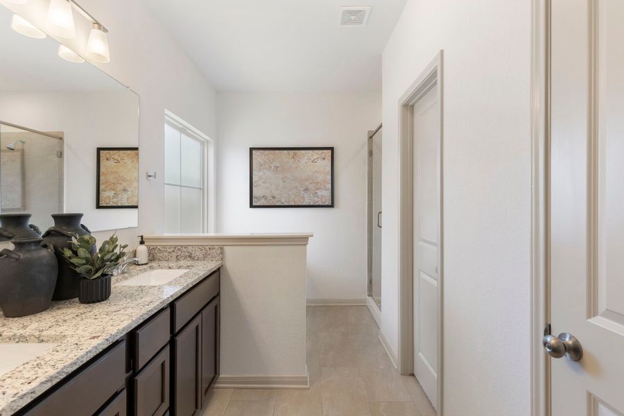 Furnished interior in a model home at The Valley at Great Hills in Copperas Cove (Image 18).