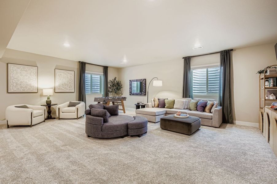 Furnished interior in a model home at Country Club Reserve – Fort Collins in Fort Collins (Image 14). Furnished interior in a model home at Country Club Reserve – Fort Collins in Fort Collins (Image 14).