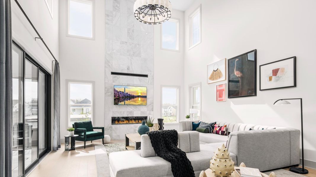 Spacious and open main living areas