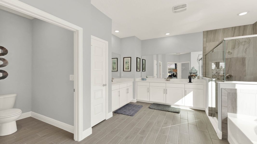 Furnished interior in a model home at Waterleigh in Winter Garden (Image 9).