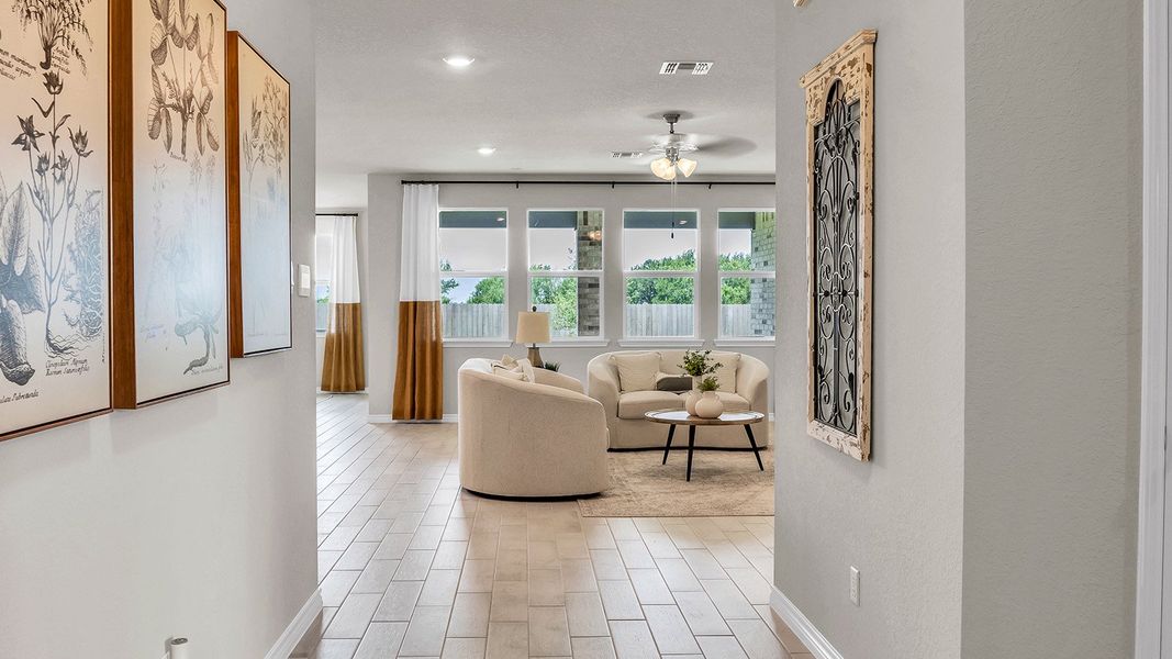 Furnished interior in a model home at Country Meadows in Thorndale (Image 4).