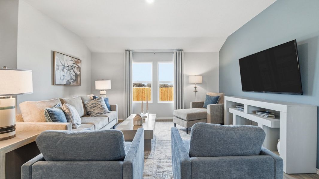 Furnished interior in a model home at Dry Creek in Bridgeport (Image 24). Furnished interior in a model home at Dry Creek in Bridgeport (Image 24).