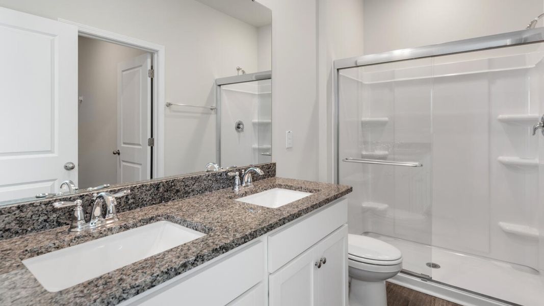 Furnished interior in a model home at The Cottages at Blake Farm in Wilmington (Image 22).