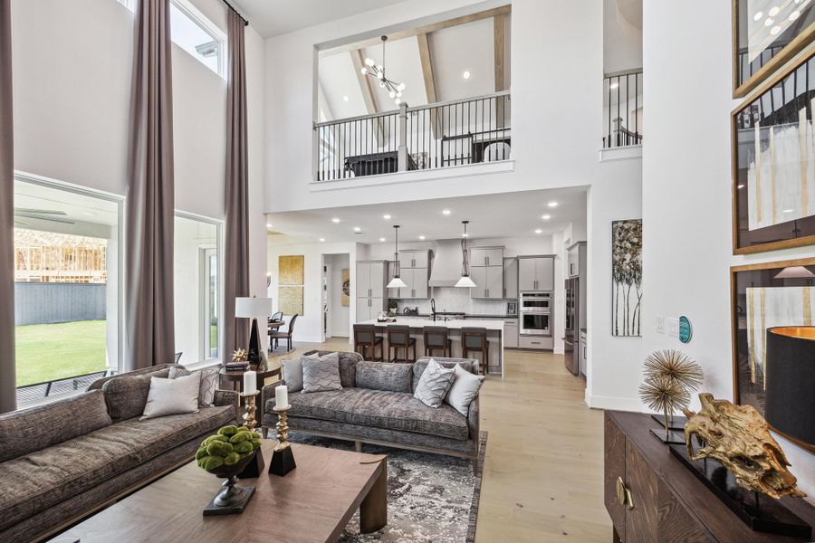 Furnished interior in a model home at Jubilee - 60' in Hockley (Image 9). Furnished interior in a model home at Jubilee - 60' in Hockley (Image 9).