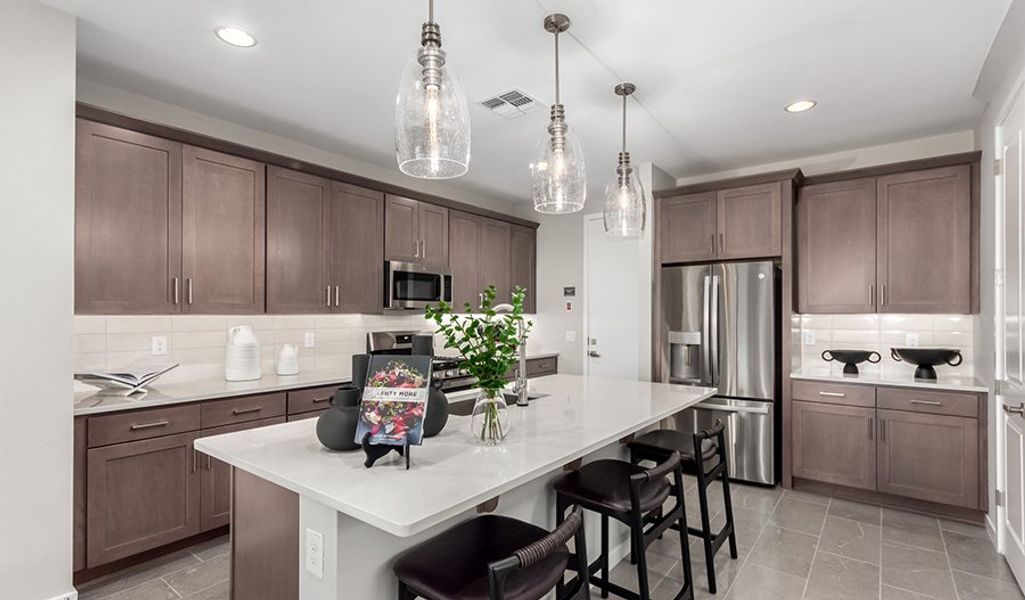 Furnished interior in a model home at Fusion at Blossom Rock in Apache Junction (Image 32).