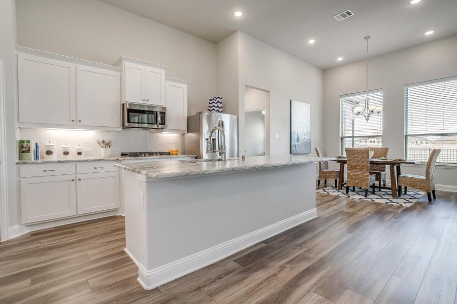 Furnished interior in a model home at Creekview Farms in Greenville (Image 17).