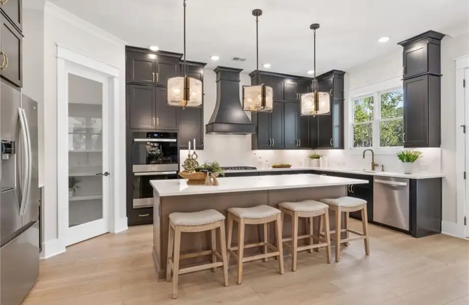 Furnished interior in a model home at Oak Grove in Marietta (Image 3).