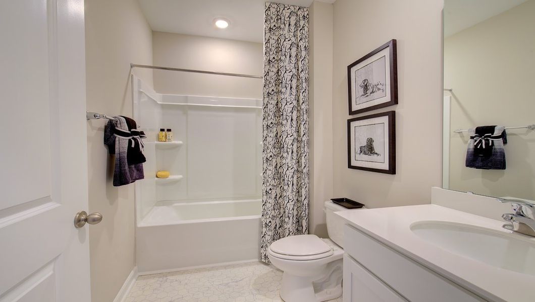 Furnished interior in a model home at Valleywood Farms in Waynesville (Image 21).