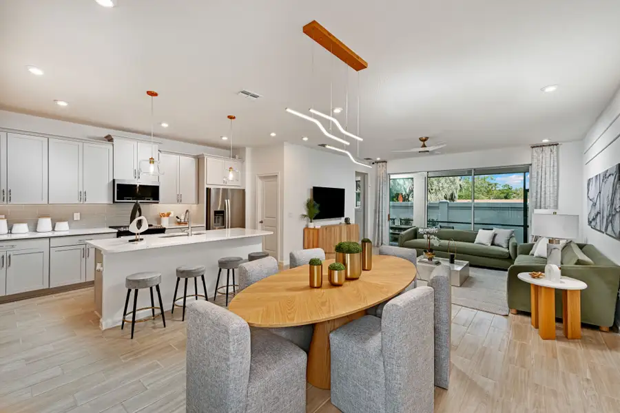 Furnished interior in a model home at Bloomingdale Townes in Brandon (Image 16). Furnished interior in a model home at Bloomingdale Townes in Brandon (Image 16).