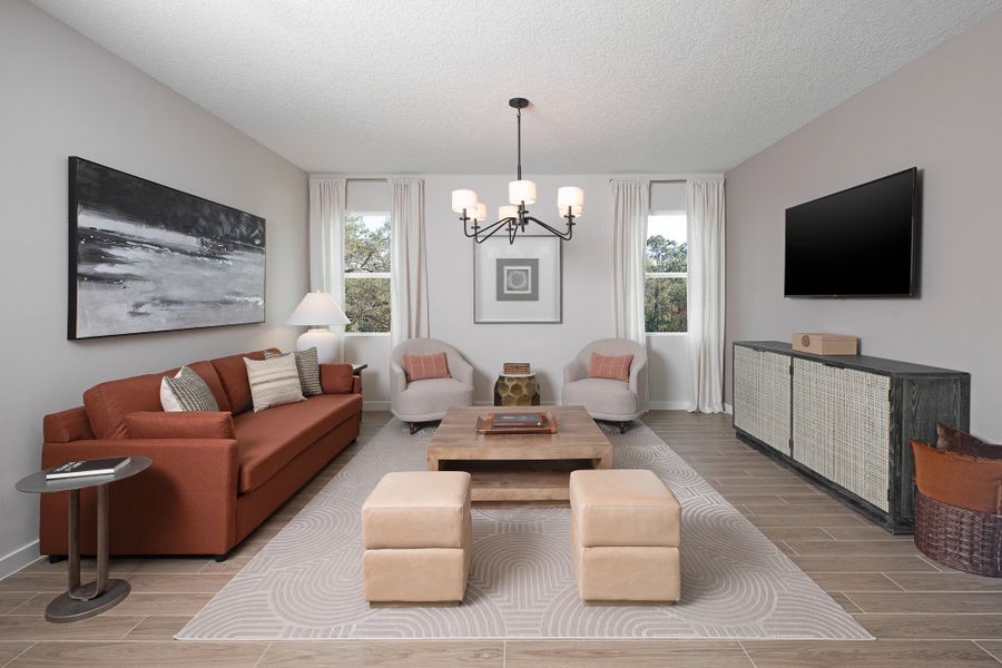 Furnished interior in a model home at Ellington Place in St. Cloud (Image 6).