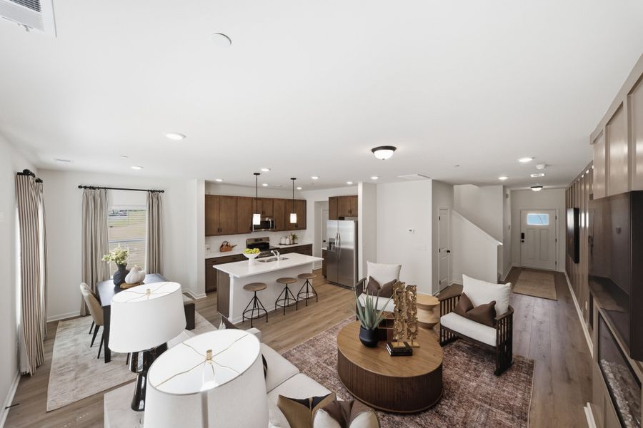 Furnished interior in a model home at Laurelwood Park in Gallatin (Image 19). Furnished interior in a model home at Laurelwood Park in Gallatin (Image 19).