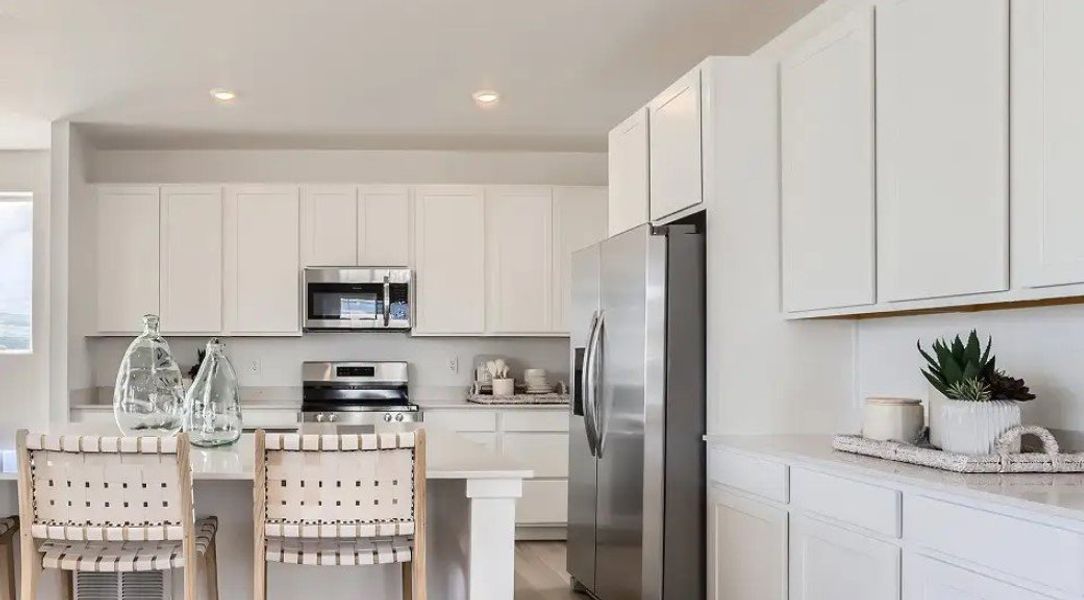 Furnished interior in a model home at Timber Lark in Fort Collins (Image 4). Furnished interior in a model home at Timber Lark in Fort Collins (Image 4).