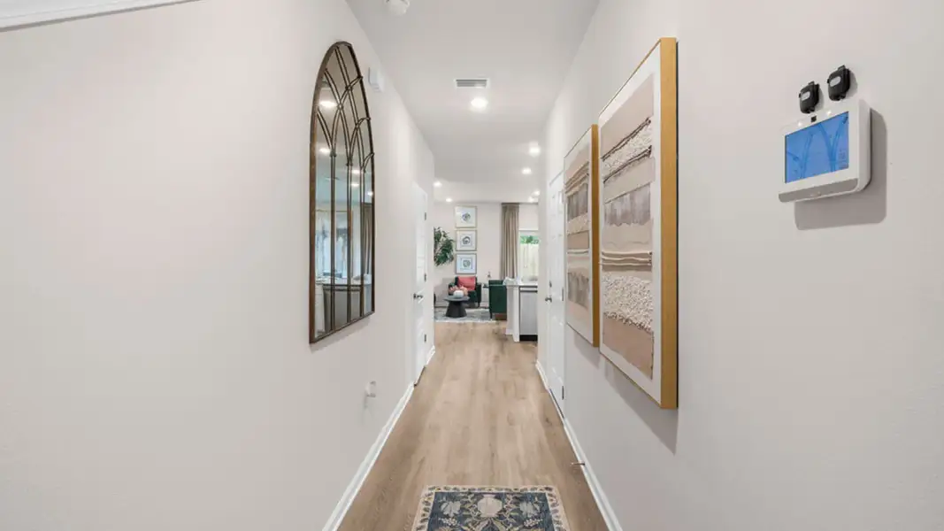 Furnished interior in a model home at Horseman's Bluff in Tallahassee (Image 18). Furnished interior in a model home at Horseman's Bluff in Tallahassee (Image 18).
