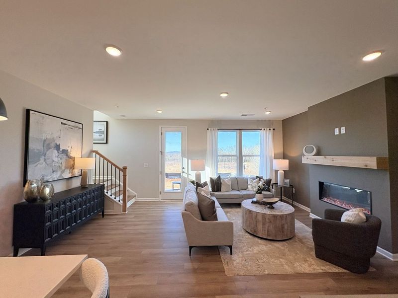 Furnished interior in a model home at Hemingway in Cumming (Image 10).