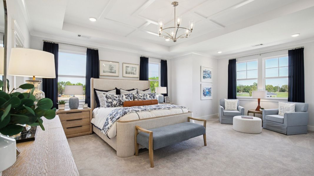Furnished interior in a model home at Sagewood in Dawsonville (Image 17). Furnished interior in a model home at Sagewood in Dawsonville (Image 17).