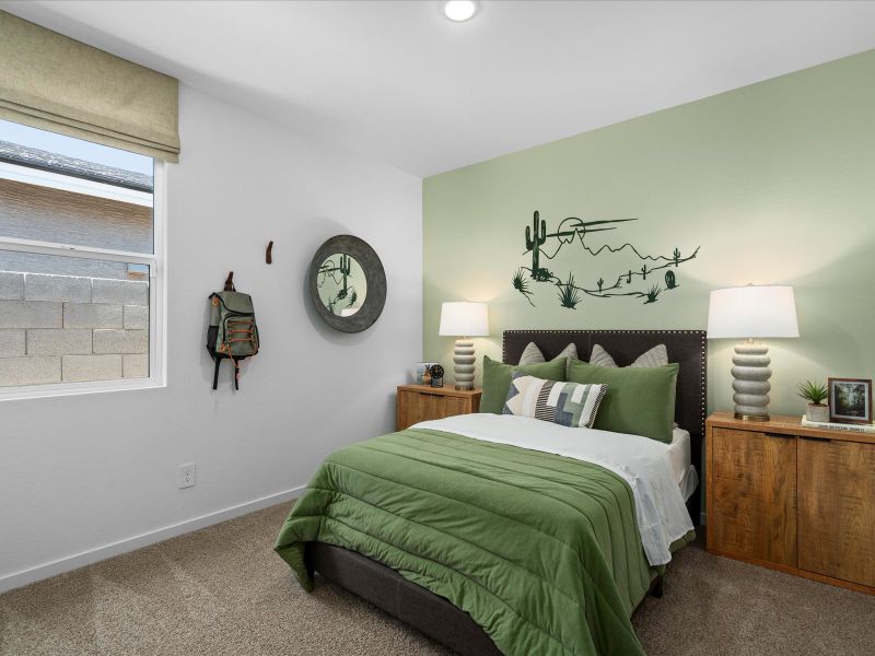 Furnished interior in a model home at San Tan Groves - Classic Series in San Tan Valley (Image 31).