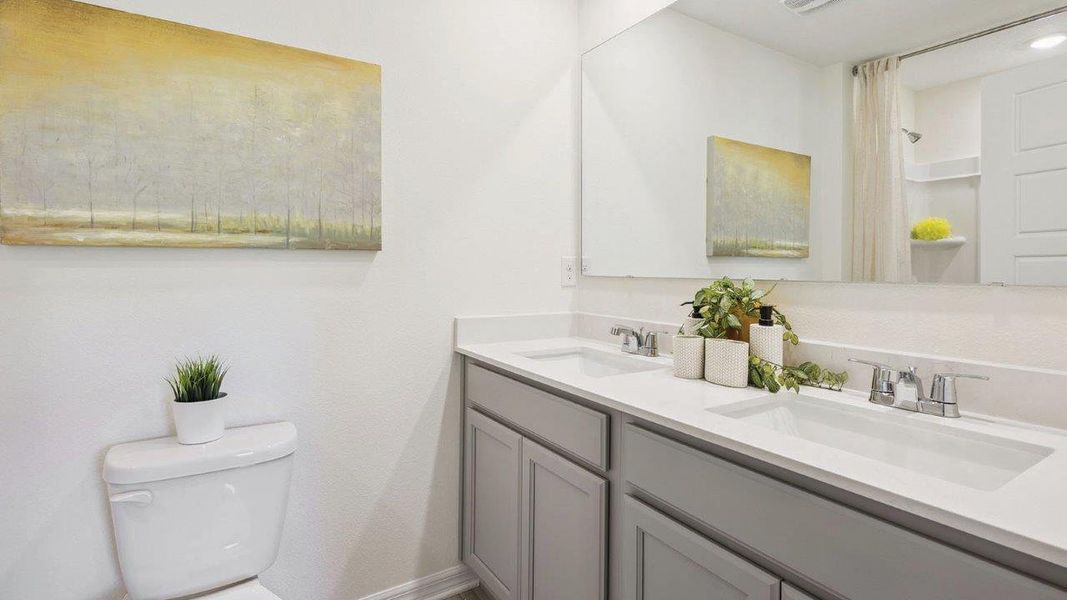 Furnished interior in a model home at Magnolia Pointe in Umatilla (Image 25). Furnished interior in a model home at Magnolia Pointe in Umatilla (Image 25).