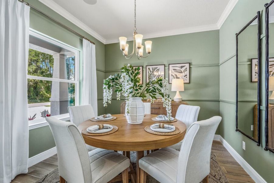 Furnished interior in a model home at Palm Coast in Palm Coast (Image 7).