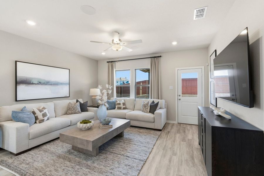 Furnished interior in a model home at Heartland in Heartland (Image 45). Furnished interior in a model home at Heartland in Heartland (Image 45).