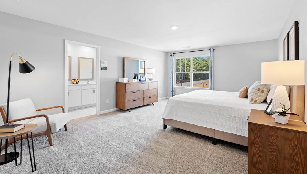 Furnished interior in a model home at Varner Station in Woodruff (Image 21). Furnished interior in a model home at Varner Station in Woodruff (Image 21).