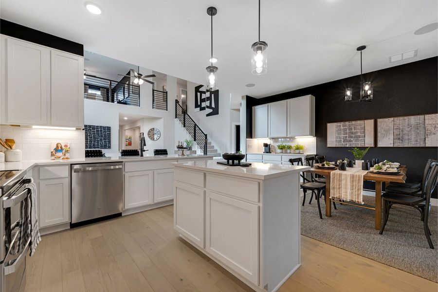 Furnished interior in a model home at Cloud Country in New Braunfels (Image 33). Furnished interior in a model home at Cloud Country in New Braunfels (Image 33).