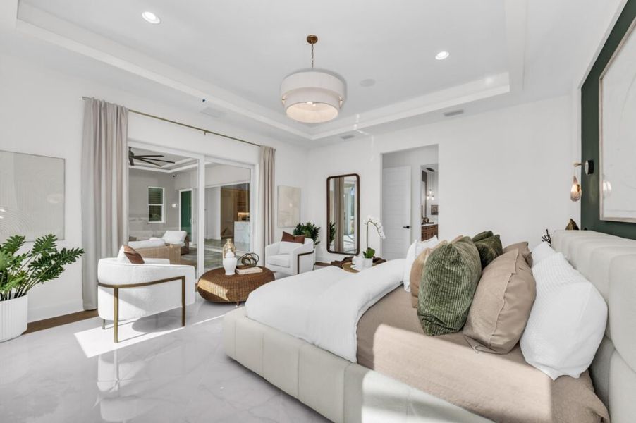 Furnished interior in a model home at Artisan at Watercolor Place in Bradenton (Image 144).