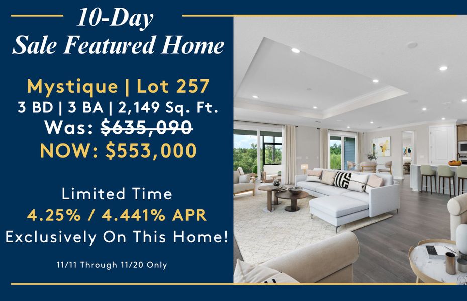 10-Day Sale Featured Home!