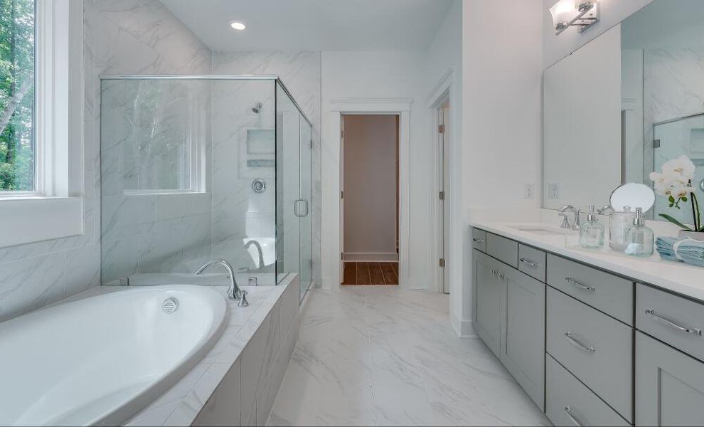 Furnished interior in a model home at Colleton Park in Aiken (Image 42).