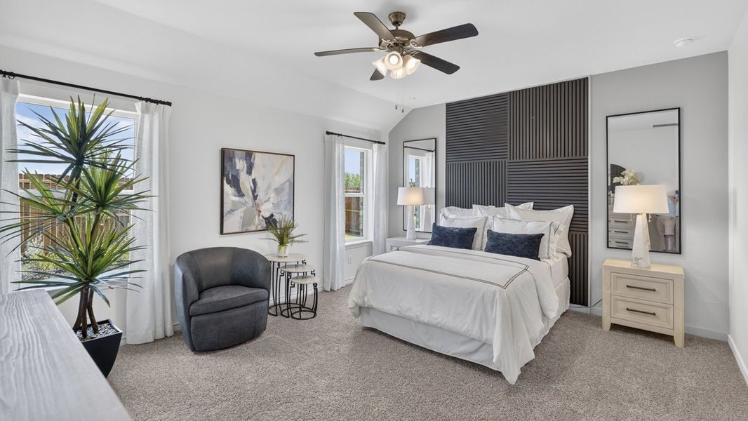 Furnished interior in a model home at Windchime in Celina (Image 43). Furnished interior in a model home at Windchime in Celina (Image 43).