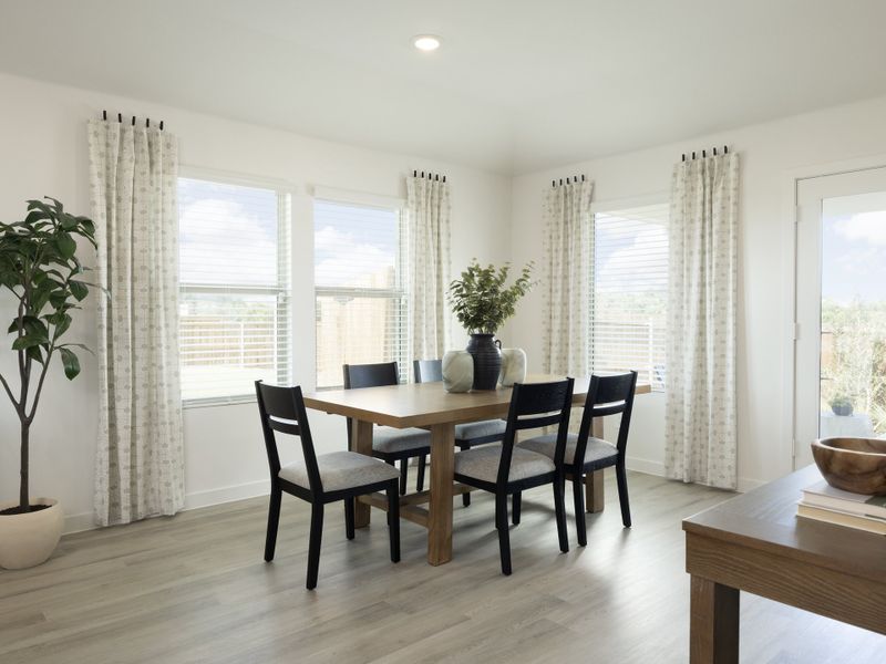 Furnished interior in a model home at Morgan Farms in Josephine (Image 9). Furnished interior in a model home at Morgan Farms in Josephine (Image 9).